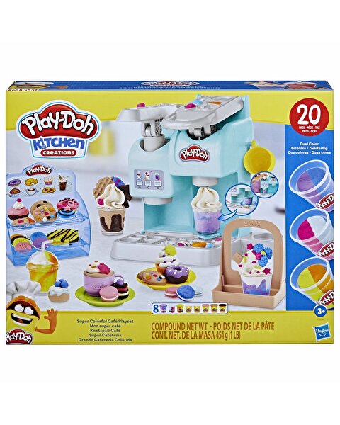 Play Doh Süper Renkli Kafe Oyun Seti