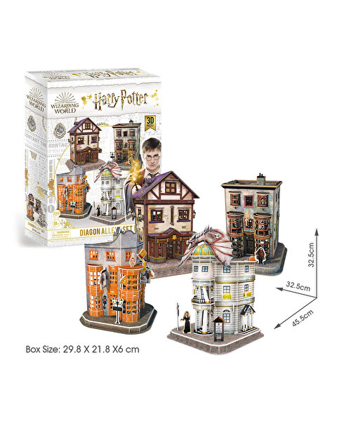 Cubic Fun 3D Puzzle Harry Potter Diagon Yolu 4 Bina