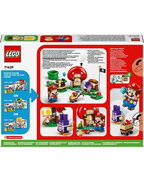 LEGO Super Mario Nabbit Toad'un Dükkanında Ek Macera Seti 71429