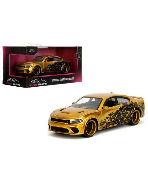 Jada Pi̇nk Sli̇ps 1:32 Ölçekli Araba 2021 Dodge Charger Srt Hellcat