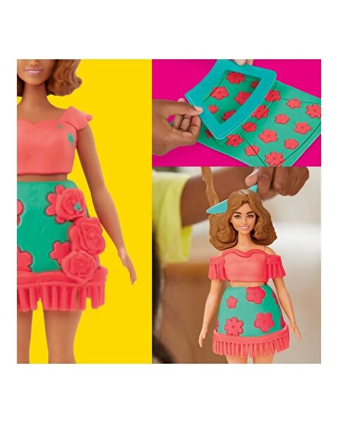 Play Doh Barbie Çiçekli ve Püsküllü Seti G1360