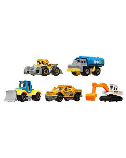 Matchbox Beşli Araba Seti Mbx Construction VII JBX40