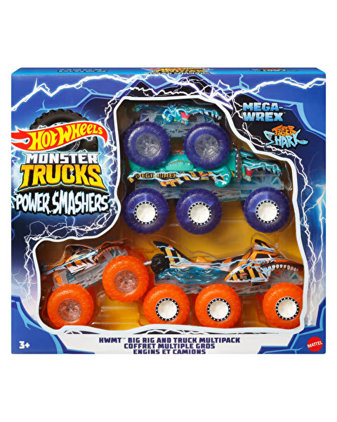 Hot Wheels Monster Trucks Power Smashers Çoklu Paket HYJ29