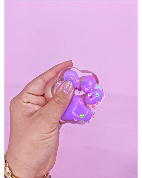 Işıklı Şeffaf Pati Squishy