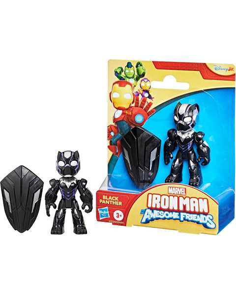 Iron Man and His Awesome Friends Figürleri Black Panther G1773