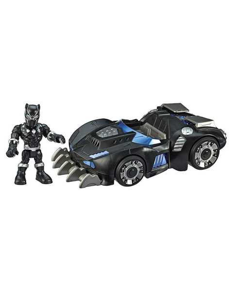 Marvel Super Hero Adventures Mega Mini Figür ve Araç Black Panther E6256