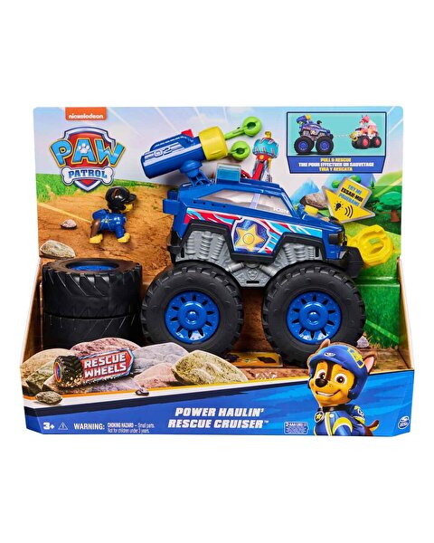 Paw Patrol Sesli ve Işıklı Rescue Wheels Figür ve Kurtarma Aracı