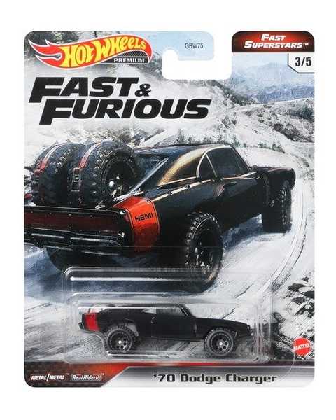 Hot Wheels Fast & Furious Premium Arabalar '70 Dodge Charger GRL83
