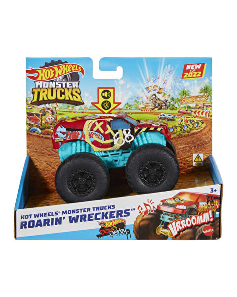 Hot Wheels Monster Trucks 1:43 Ölçekli Kükreyen Araçlar Demo Derby HDX66