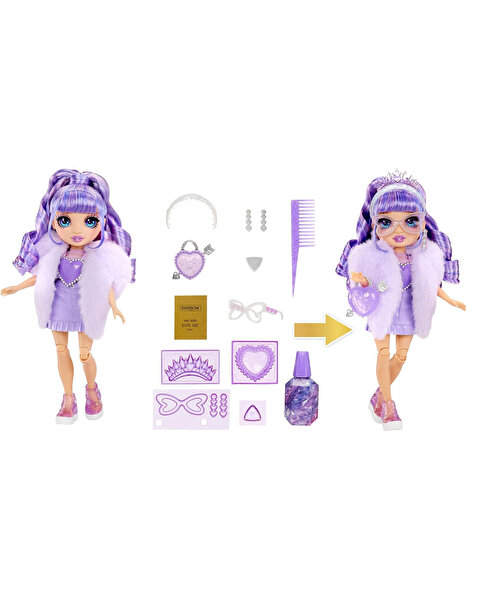Rainbow High Kristal Serisi Bebekleri Violet Willow