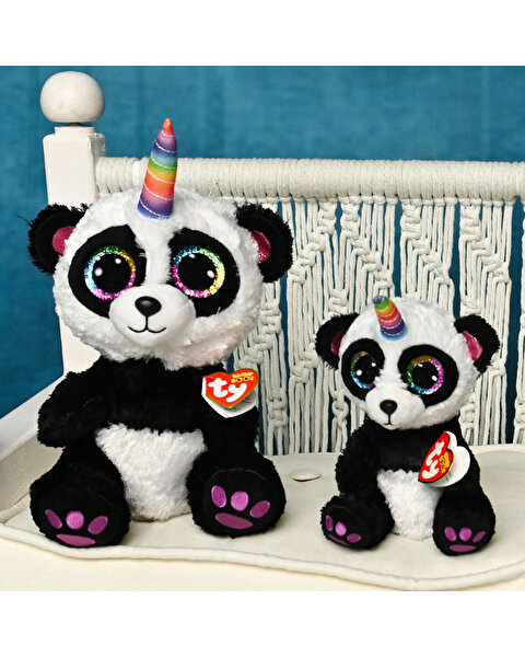 Ty Beanie Boos Tek Boynuzlu Panda 15 cm.