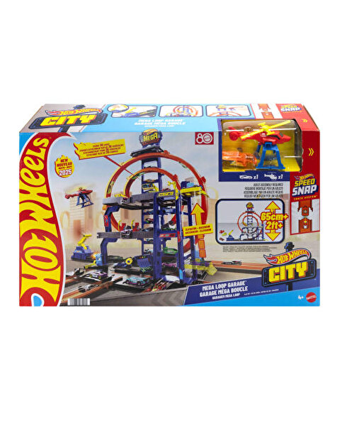 Hot Wheels City Mega Loop Garaj JBM74