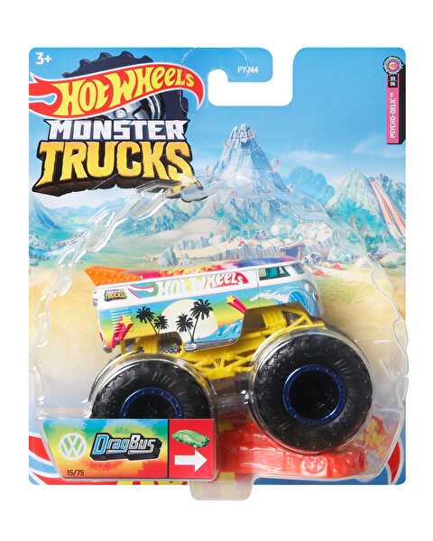 Hot Wheels Monster Trucks 1:64 Arabalar Dragbus HCP61