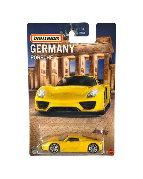 Matchbox Germany Edition 2020 Porsche 918 Spyder HVV26