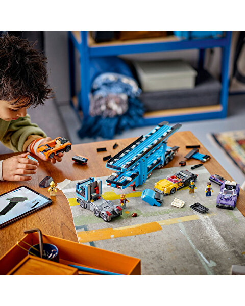 LEGO City Spor Arabalı Araç Taşıma Kamyonu 60408