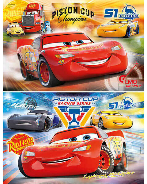 Clementoni Cars 3 Super Color Puzzle 2x20 Parça