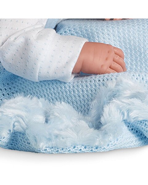 Llorens Lalo Pijama Toquilla Azul Sesli 35 cm.