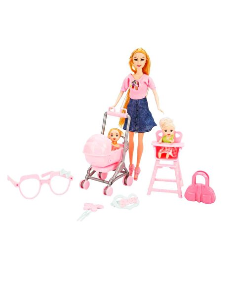 Cindy Pusetli ve Mama Sandalyeli Oyun Seti