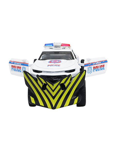 Çek Bırak Kar Küreme Polis Aracı Beyaz