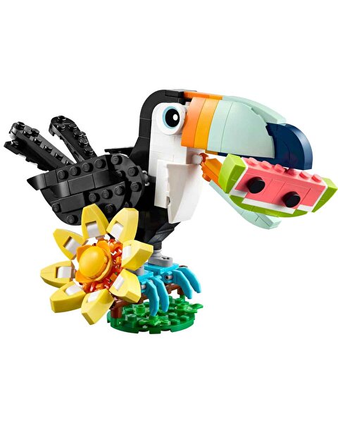 LEGO Creator 3 in 1 Vahşi Hayvanlar: Tropikal Tukan Kuşu 31173