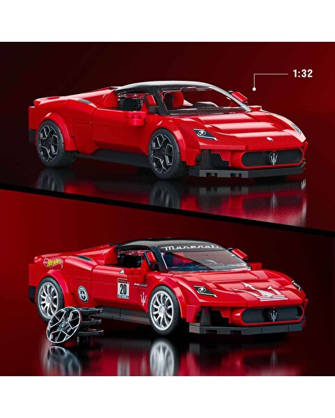 Hot Wheels Speed Serisi Maserati MC20 Araba 250 Parça JFR90