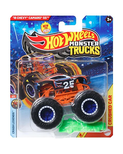 Hot Wheels Monster Trucks 1:64 Arabalar 18 Chevy Camaro SS JDP69