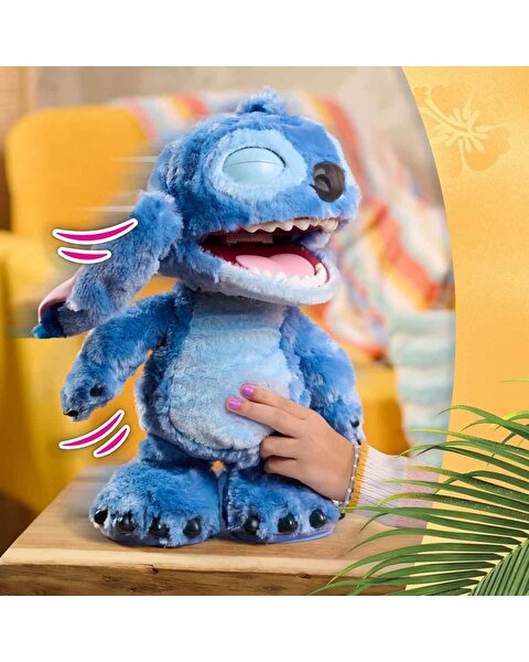 Sesli ve İnteraktif Disney Stitch Peluş 43 cm 12284