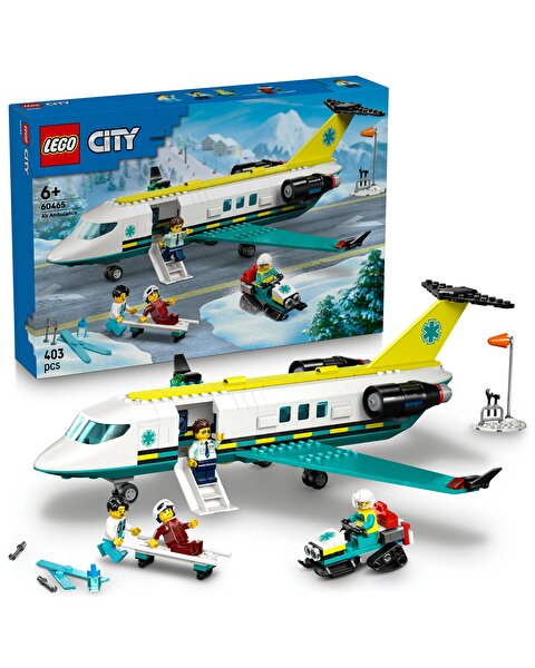 LEGO City Acil Hava Ambulans Uçağı 60465
