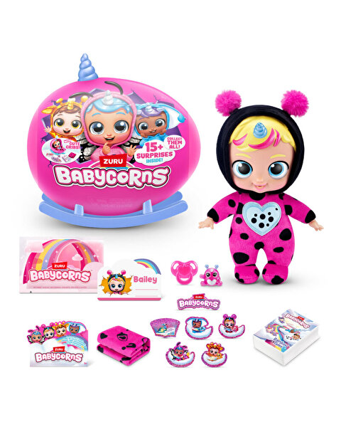 Rainbocorns Sevimli Sürpriz Bebek 92107 Mavi Boynuz