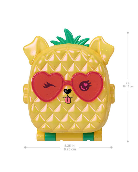 Polly Pocket Ananas Köpekçik Plajı Mini Oyun Seti JFV00
