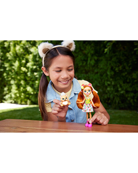 Enchantimals Karakter Bebekler Biloxi Bear ve Trail HTP81