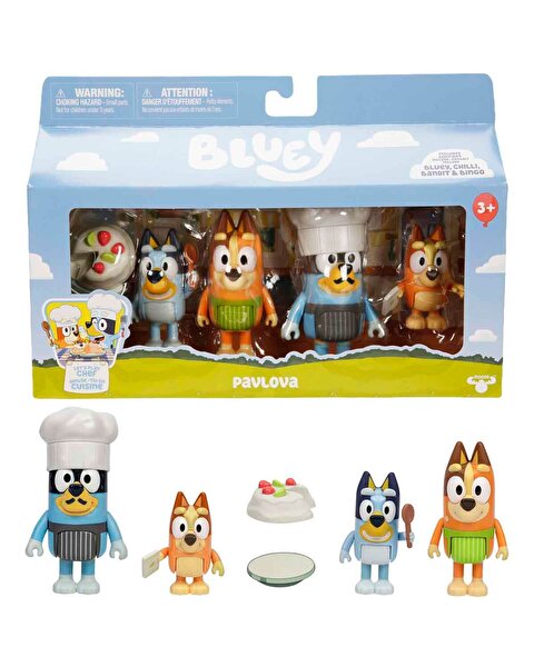Bluey 4'lü Figür Seti Pavlova