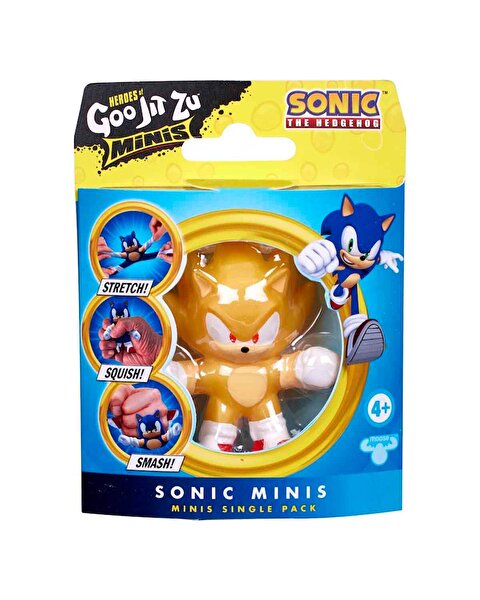 Goojitzu Sonic Mini Figür Tekli Paket S3-08267 Super Sonic