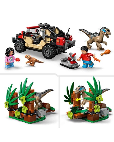 LEGO Jurassic World Raptor Arazi Kaçışı 76972
