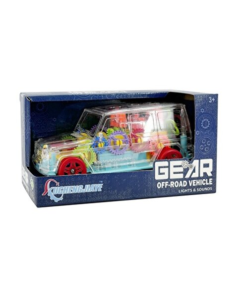 Off Road Işıklı Sesli Araba C-1A Mavi