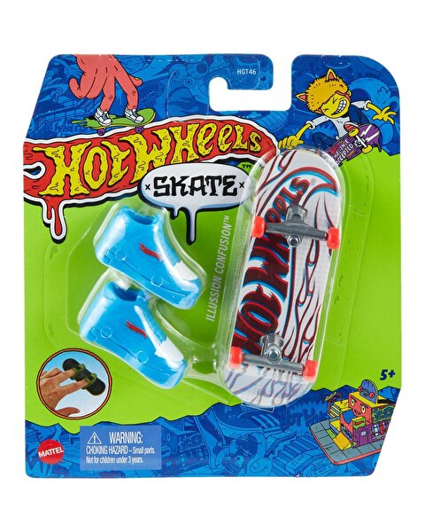 Hot Wheels Skate Parmak Kaykay ve Ayakkabı Illussion Confusion HNG42