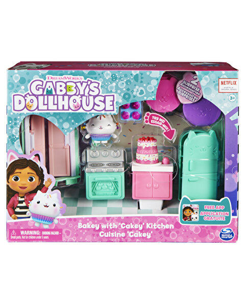 Gabby’s Dollhouse Deluxe Oda Oyun Seti Bakey With Cakey Kitchen