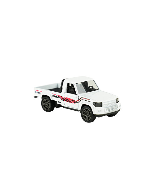 Die Cast Çek Bırak Arazi Kamyoneti Beyaz