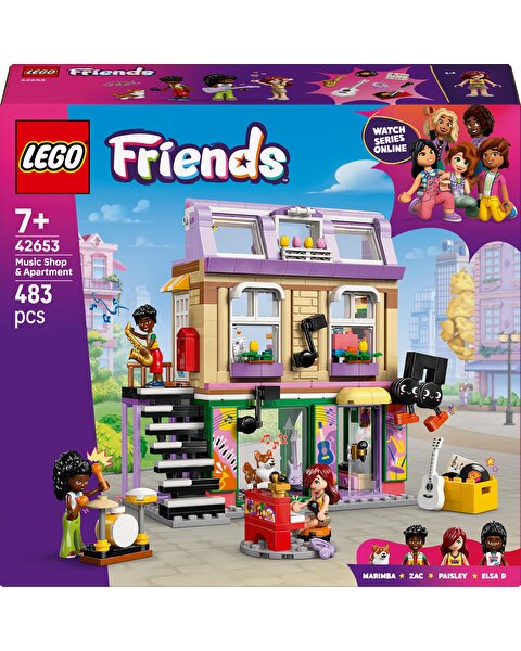 LEGO Friends Müzik Mağazası ve Daire 42653