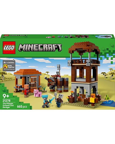 LEGO Minecraft Yağmacı Karakolu ve Çapulcu 21278