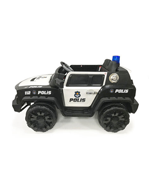 İzni̇k Poli̇s 12 Volt Akülü Araba