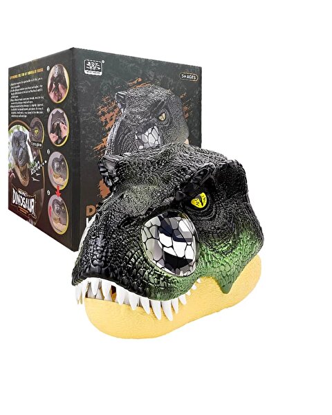 Işıklı ve Sesli T-Rex Maskesi
