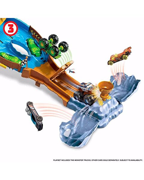 Hot Wheels Monster Trucks Heyecanlı Yarışlar Oyun Seti HGV12
