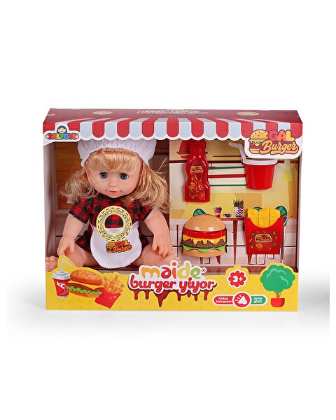 Maide Bebek Burger Yiyor Sarışın