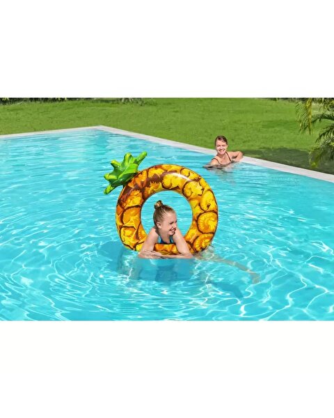 Bestway Ananas Desenli Yüzme Simidi
