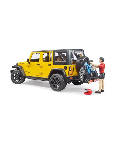 Bruder Jeep W. Rubicon ve Bisiklet Sürücüsü