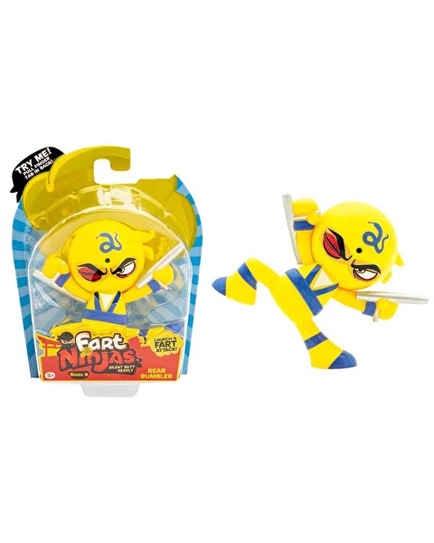 Fart Ninjas Gaz Çıkaran Sensörlü Figür Rear Rumbler