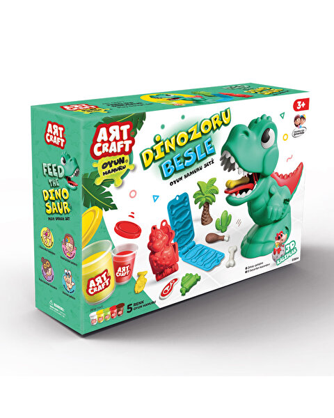 Dinozoru Besle Oyun Hamur Seti