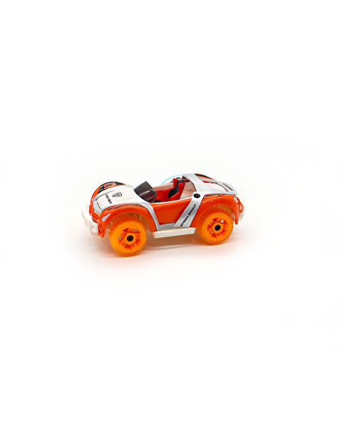 Die Cast Yarış Arabası Turuncu Beyaz