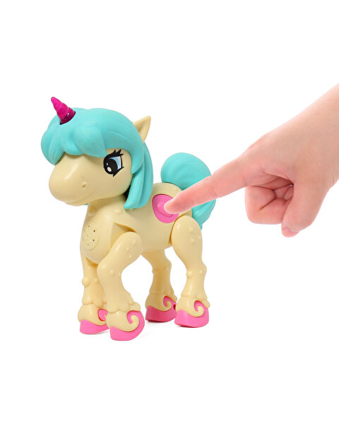 Cutie Friends Sesli ve Işıklı Unicorn Mor Boynuz